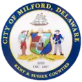 Official seal of Milford, Delaware