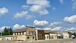 Buildings on Sebeka's main street, Minnesota Avenue.
