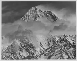 Minya Konka, photographed from the west. Photograph taken during the 1980 American expedition.