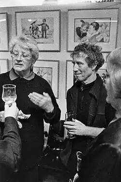 Chapple with wife Miriam Beatson in 2000