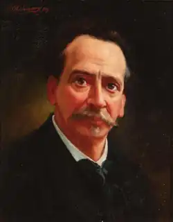Self-portrait of Andres Molinary from 1896