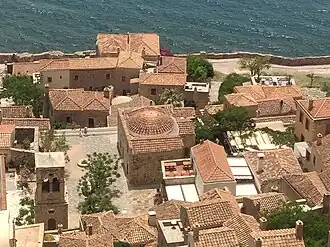 View of the mosque from above.