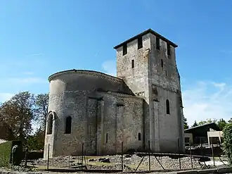 The church in Montcaret