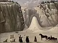 Montmorency Falls in Winter, an 1850 painting by the French-Canadian artist Joseph Légaré.