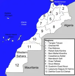 Alternative proposal with Midelt Province in Fès-Meknès (3) instead of Béni Mellal-Khénifra (5)