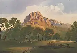 Scenic view of Mount Sturgeon