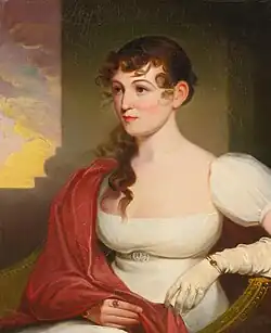 Gibson's wife Sarah Work Galbraith, by Jacob Eichholtz, ca. 1820