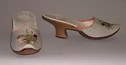 1750 Mules made of silk