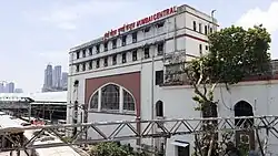 Mumbai Central Station building- view from West