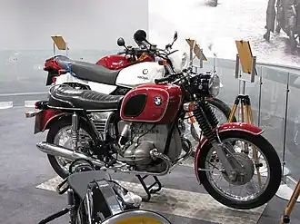 Red BMW R60/5