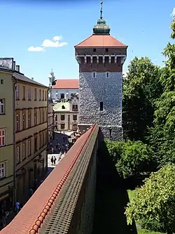 St. Florian's Gate and defensive walls