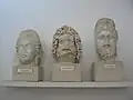 Emperors and Aesculapius heads.