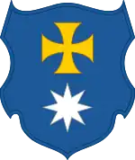 Coat of arms of the Myrhorod regiment of the Cossack Hetmanate (1625-1782)