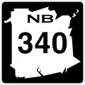 Route 340 marker