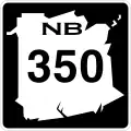 Route 350 marker