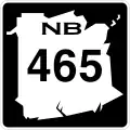 Route 465 marker