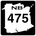 Route 475 marker