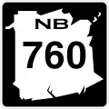 Route 760 marker