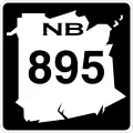 Route 895 marker