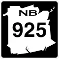 Route 925 marker