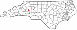 Location of Catawba, North Carolina