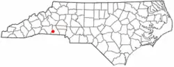Location of Lattimore, North Carolina