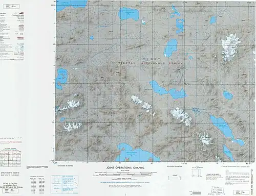 Map including LI-T'IEN HU (Lake Lighten)) (DMA, 1973)
