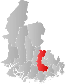 Marnardal within Vest-Agder