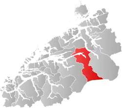 Nesset within Møre og Romsdal