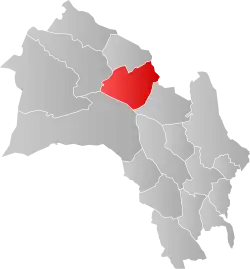 Nesbyen within Buskerud