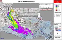 Anticipated inundation from Scenario&nbsp;1