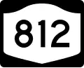 New York State Route 812 marker