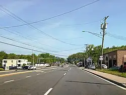 NY 303 northbound in Blauvelt