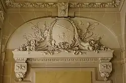 Rococo pair of cornucopias in the Opéra national de Lorraine, Nancy, France, designed by Jean-François de La Borde, 1753[9]