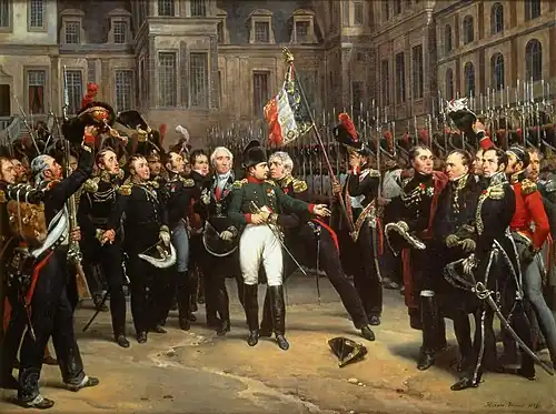 Napoleon Bids Farewell to His Guard, 1824