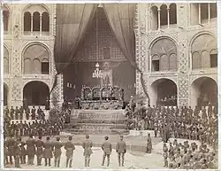 Naser al-Din Shah Qajar's funeral at the Takyeh Dowlat