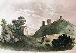 Castle mountain. A. Ales, 1835.