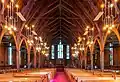 The interior of St Mary's Cathedral, Auckland