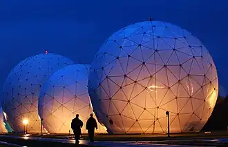 Image 83Geodesic Radomes at Radome by Preston Keres, United States Navy (from Portal:Architecture/Industrial images)