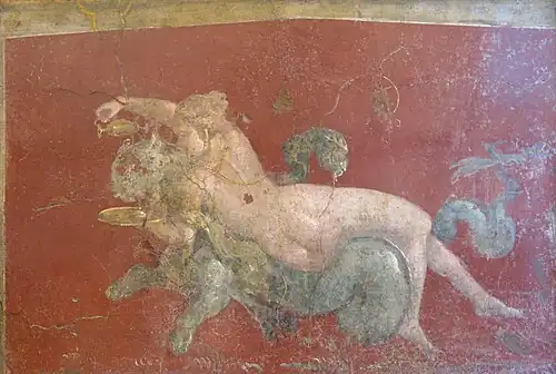 Nereid on sea-panther