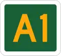 Alphanumeric route shield (used in the Australian Capital Territory)