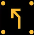 Only traffic using the next exit may use the below lane (Used on motorways where variable lane control is used.)[8]