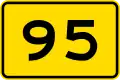 Advisory speed: 95&nbsp;km/h