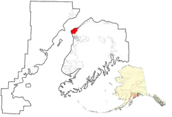 Location in Kenai Peninsula Borough, Alaska