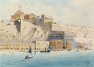View of Valletta from Grand Harbour