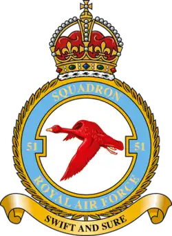 No. 51 Squadron badge