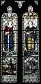 North aisle west window in memory of Major John Lander. By Horace Hincks and Pope & Parr 1943.