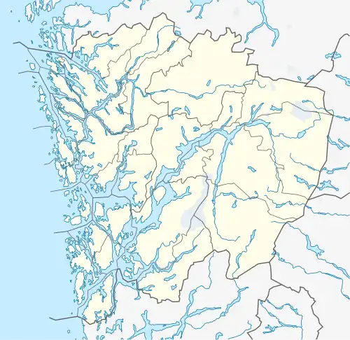 2013 Norwegian Third Division is located in Hordaland