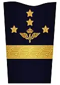 Sleeve insignia for a general (1972–present) (today only on mess dress uniform)