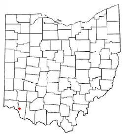 Location of Withamsville, Ohio